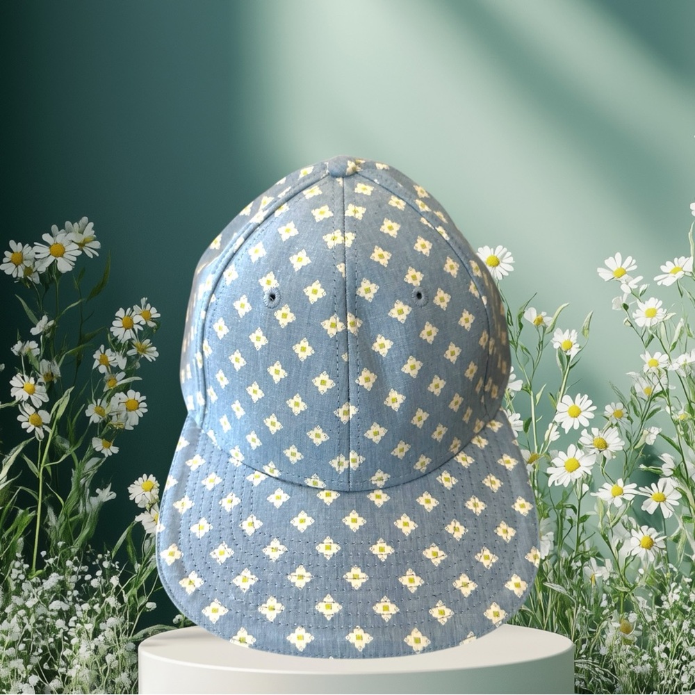 Marc Jacobs Designer Light Blue Indigo Cap NWT. $98 MSRP - Picture 2 of 16